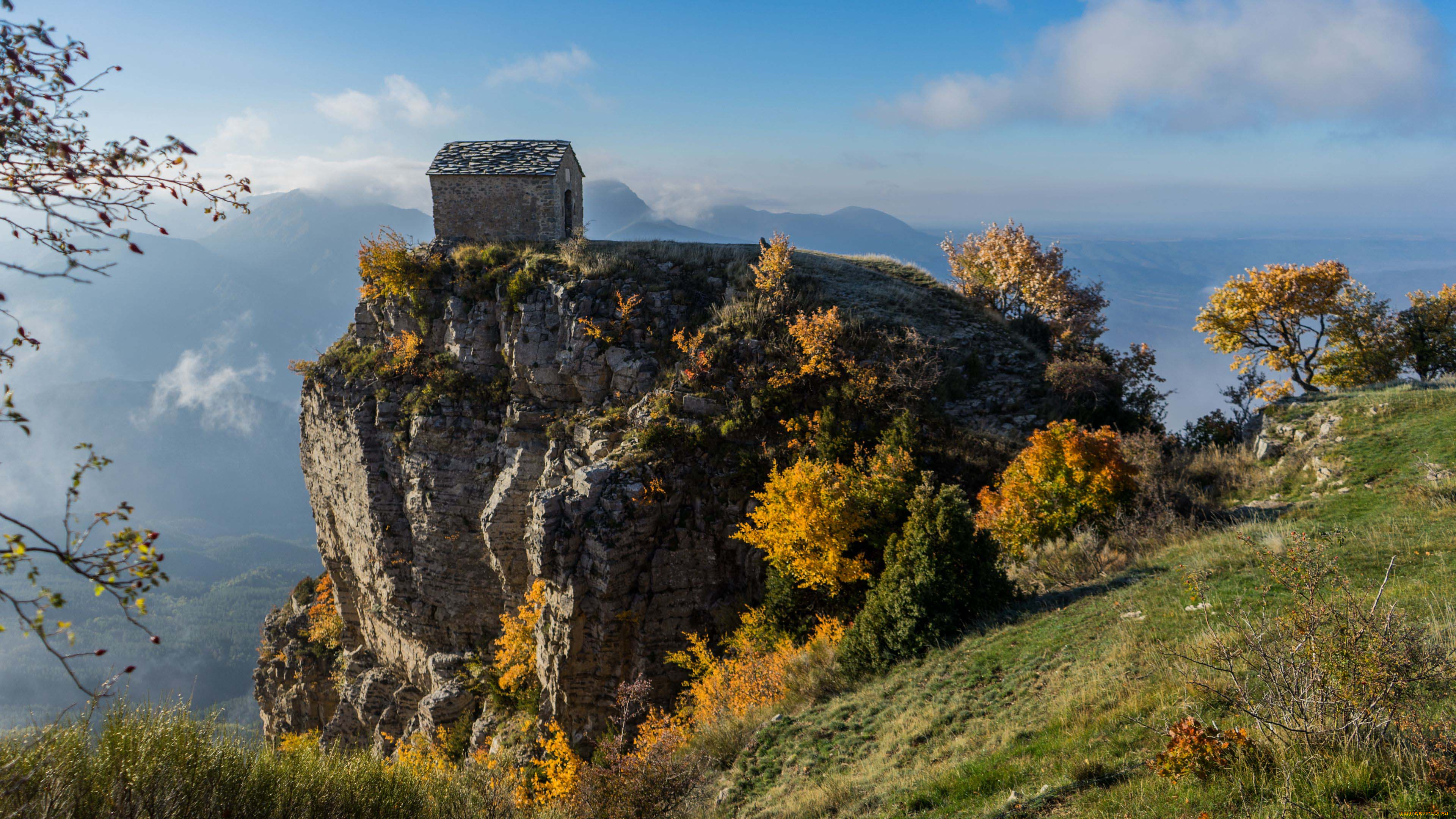 разное, сооружения, , постройки, домик, скалы, красиво, обои
