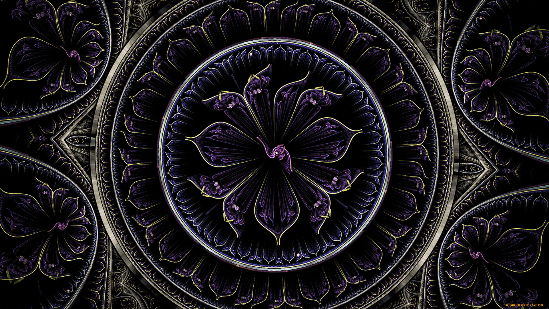 3д, графика, цветы, , flowers, узор, цветы