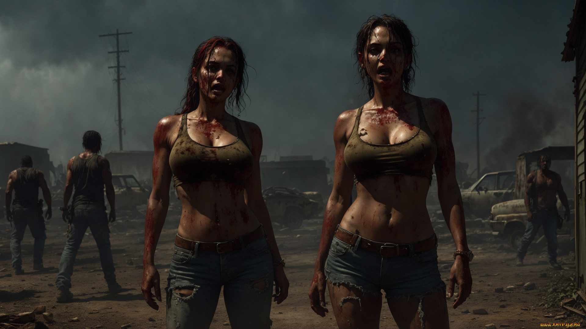 фэнтези, нежить, нейросети, графика, нейроарт, ai, art, нейронные, сети, рисунки, нейро, искусство, зомби