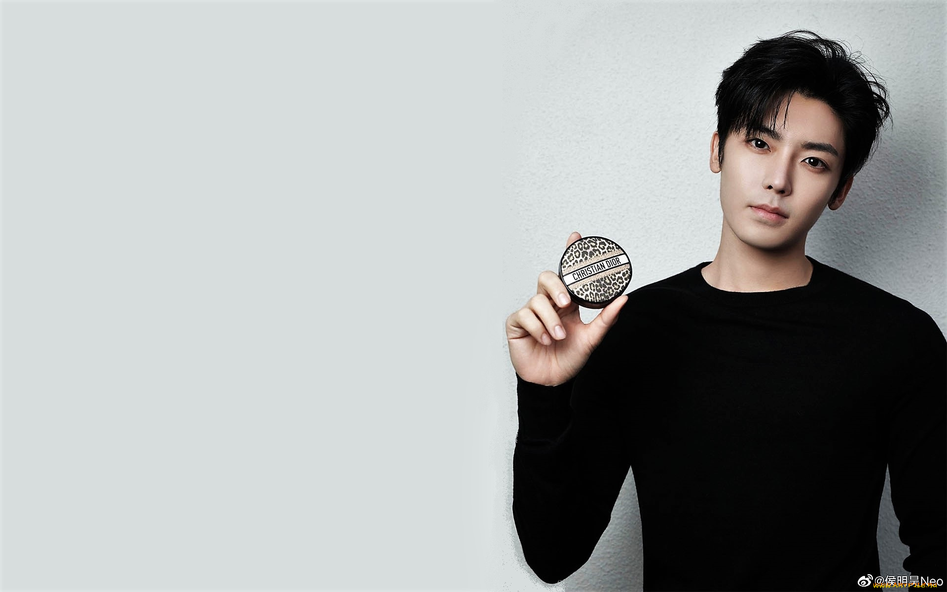 мужчины, hou, ming, hao, актер, свитер, пудра