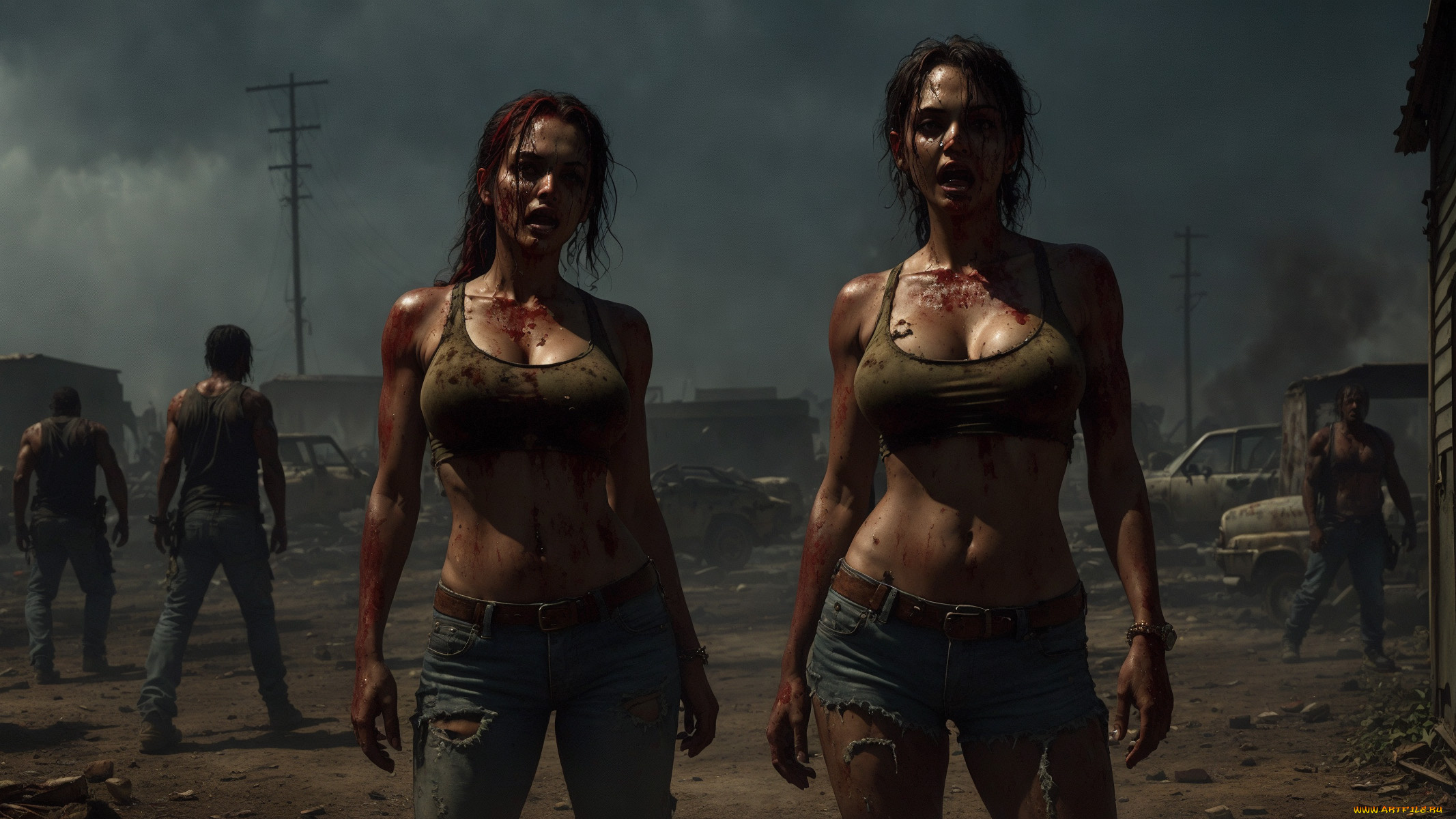 фэнтези, нежить, нейросети, графика, нейроарт, ai, art, нейронные, сети, рисунки, нейро, искусство, зомби