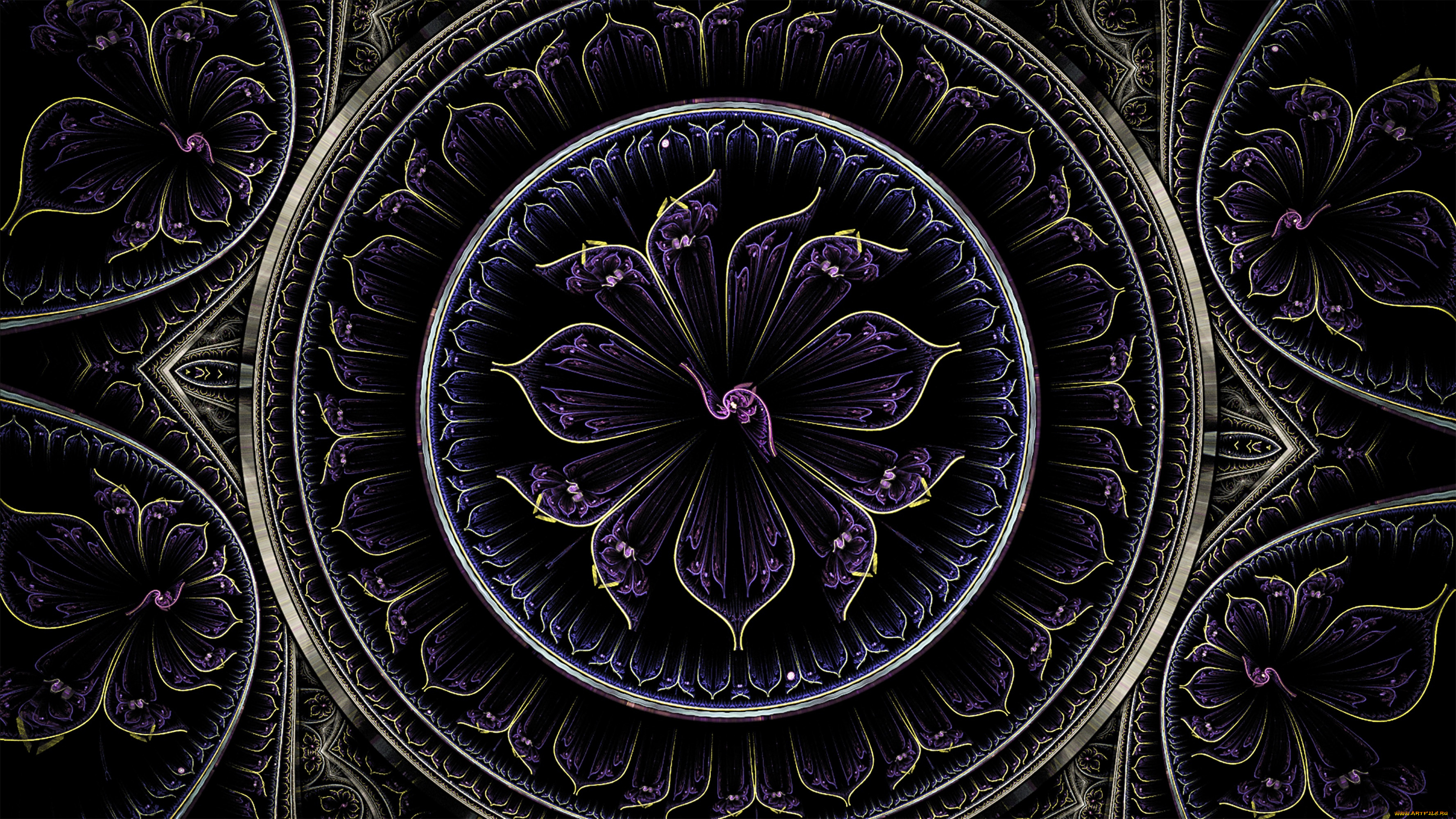 3д, графика, цветы, , flowers, узор, цветы