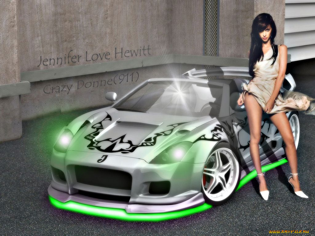 автомобили, авто, девушками