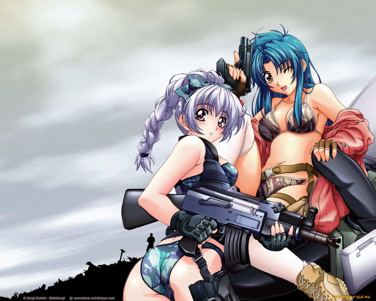 аниме, full, metal, panic