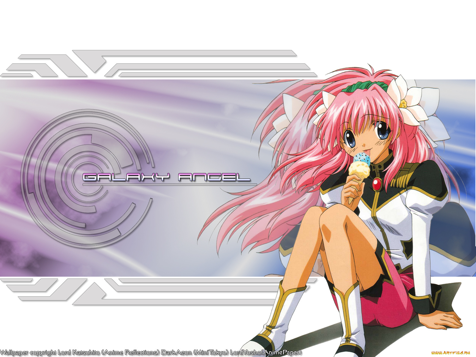 аниме, galaxy, angel