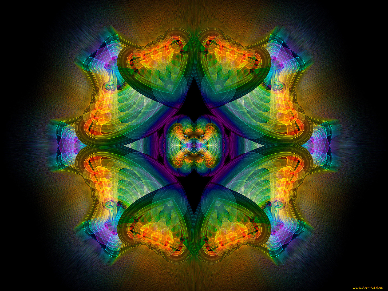 3д, графика, fractal, фракталы