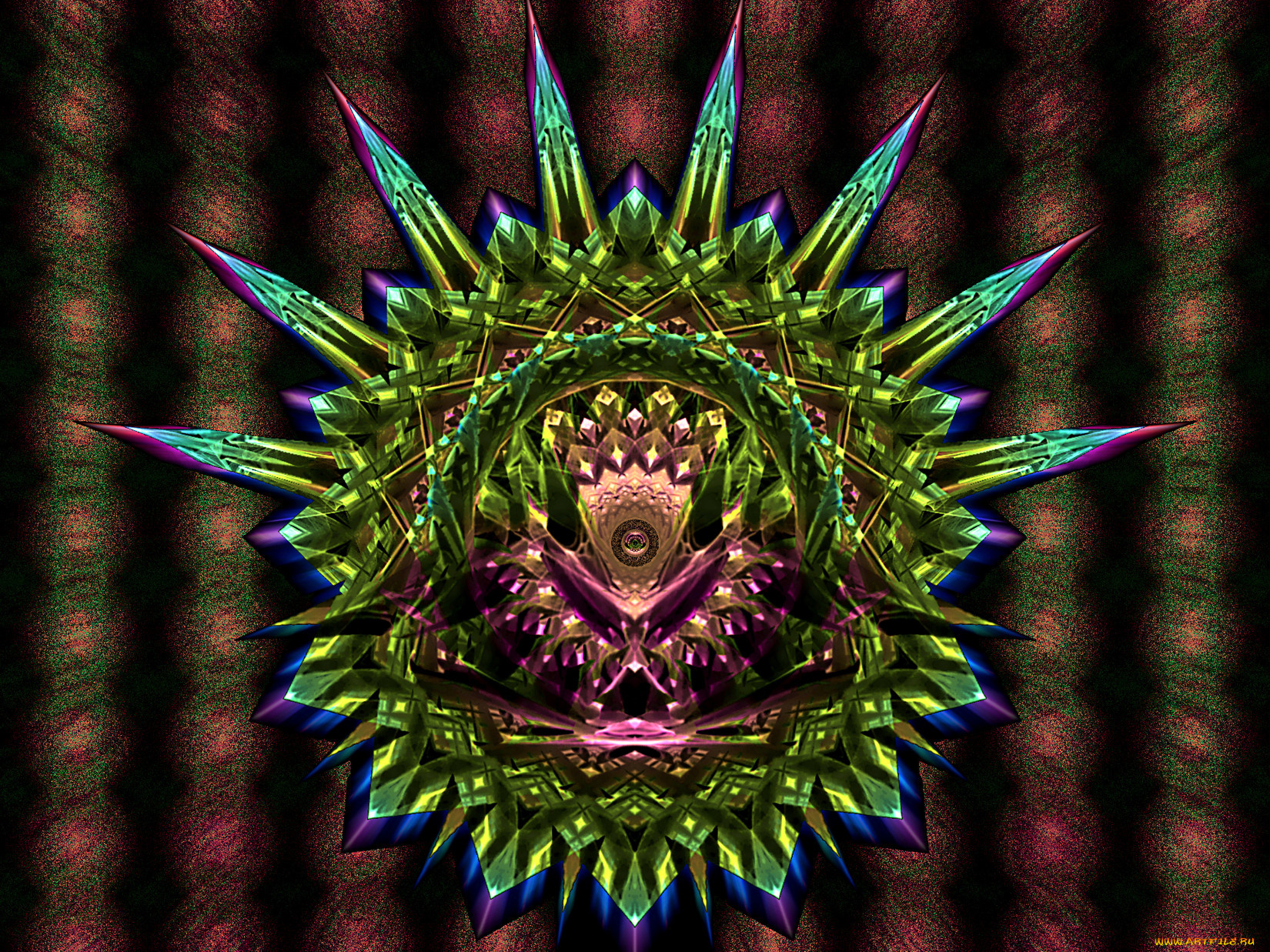 3д, графика, fractal, фракталы