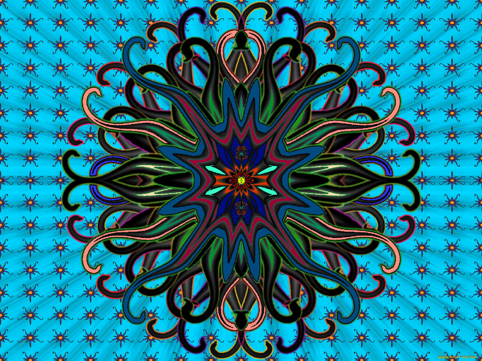 3д, графика, fractal, фракталы