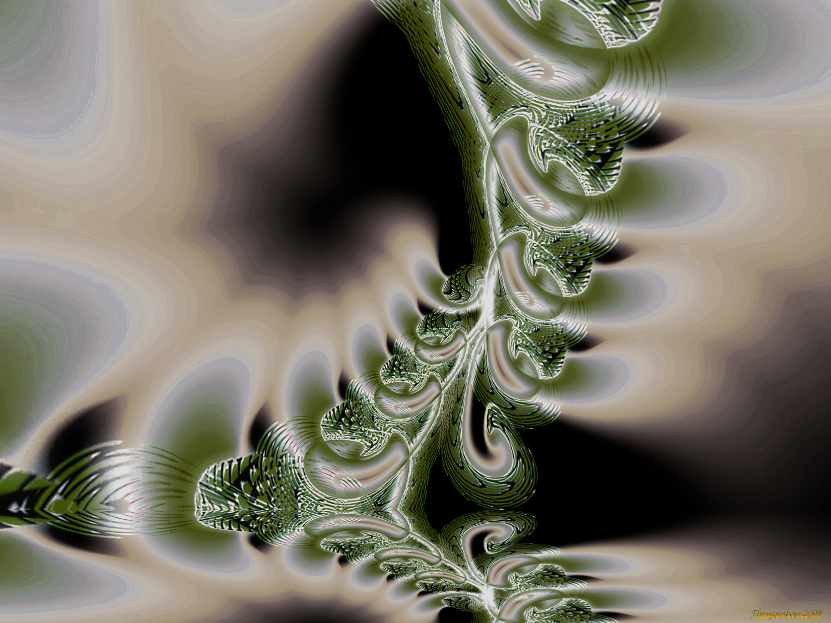 3д, графика, fractal, фракталы