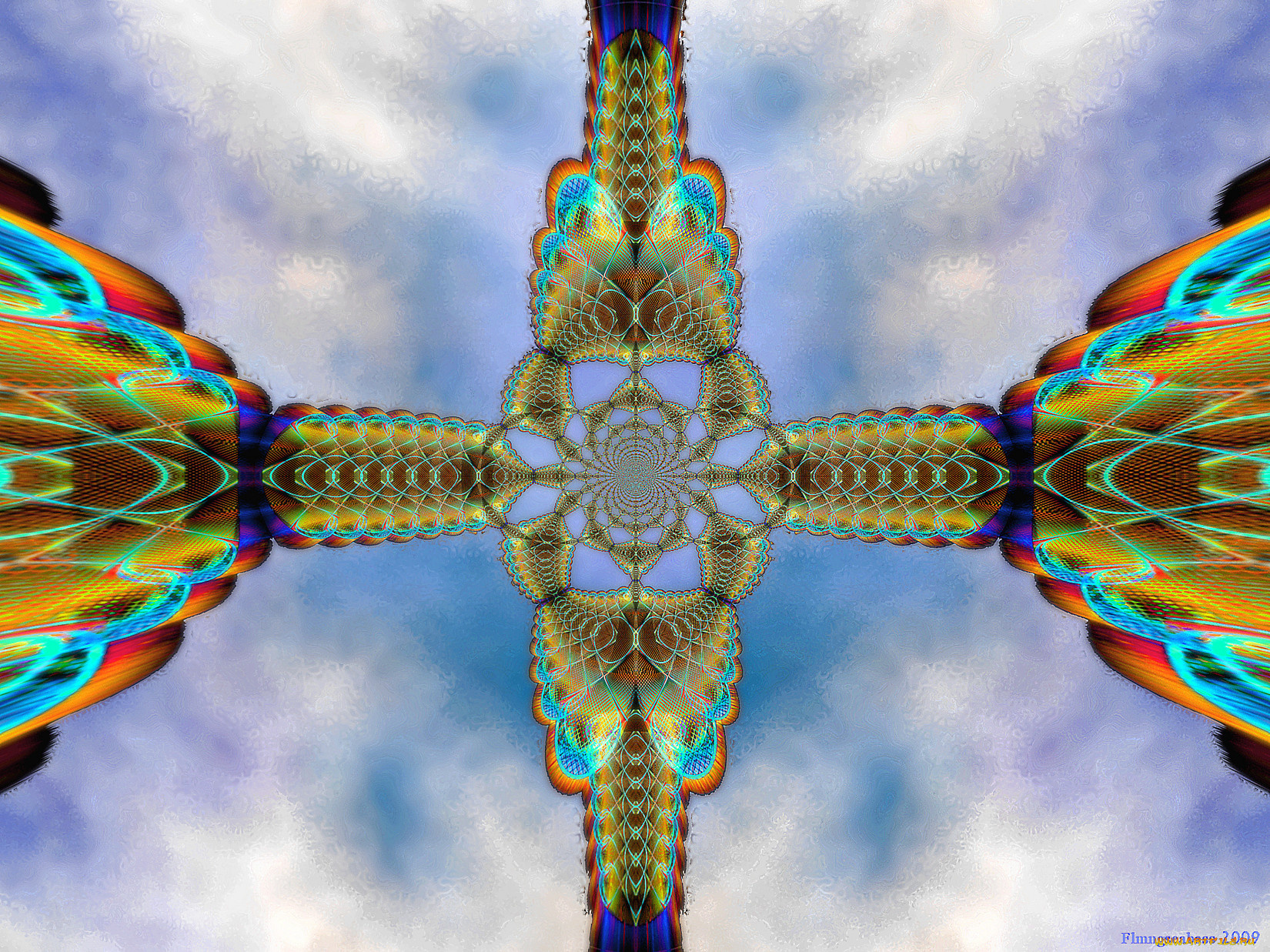 3д, графика, fractal, фракталы