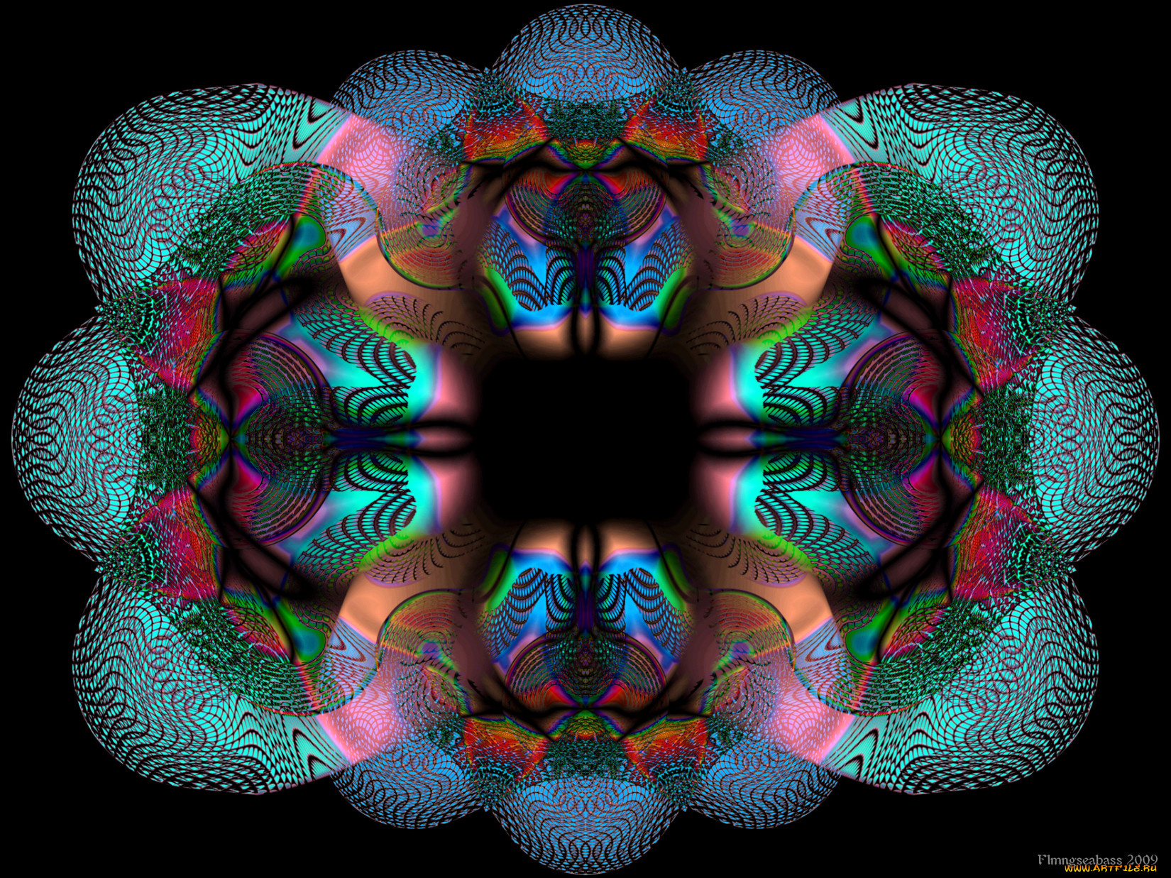 3д, графика, fractal, фракталы