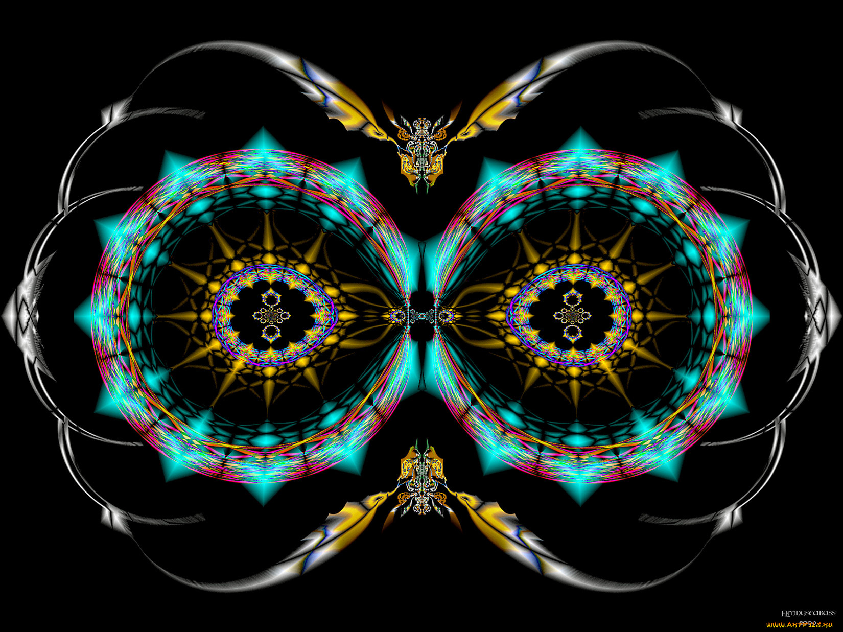 3д, графика, fractal, фракталы