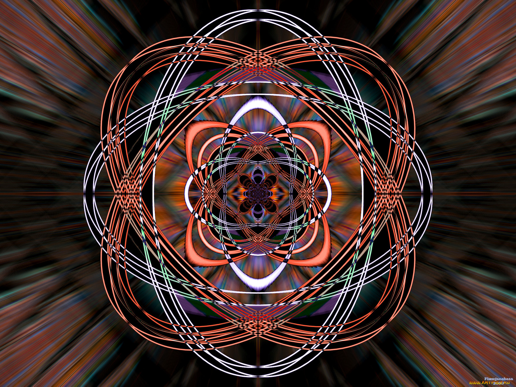 3д, графика, fractal, фракталы