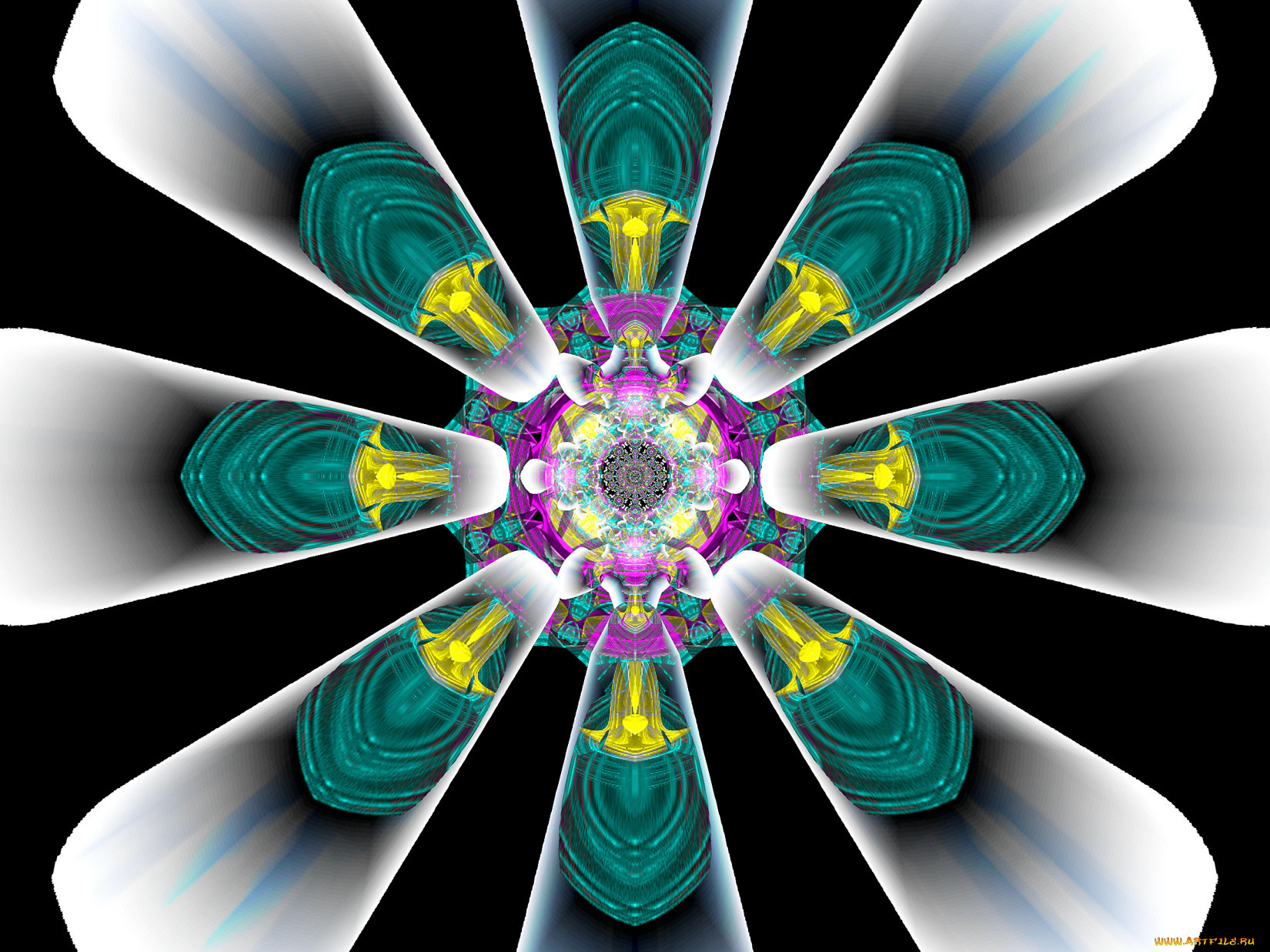 3д, графика, fractal, фракталы