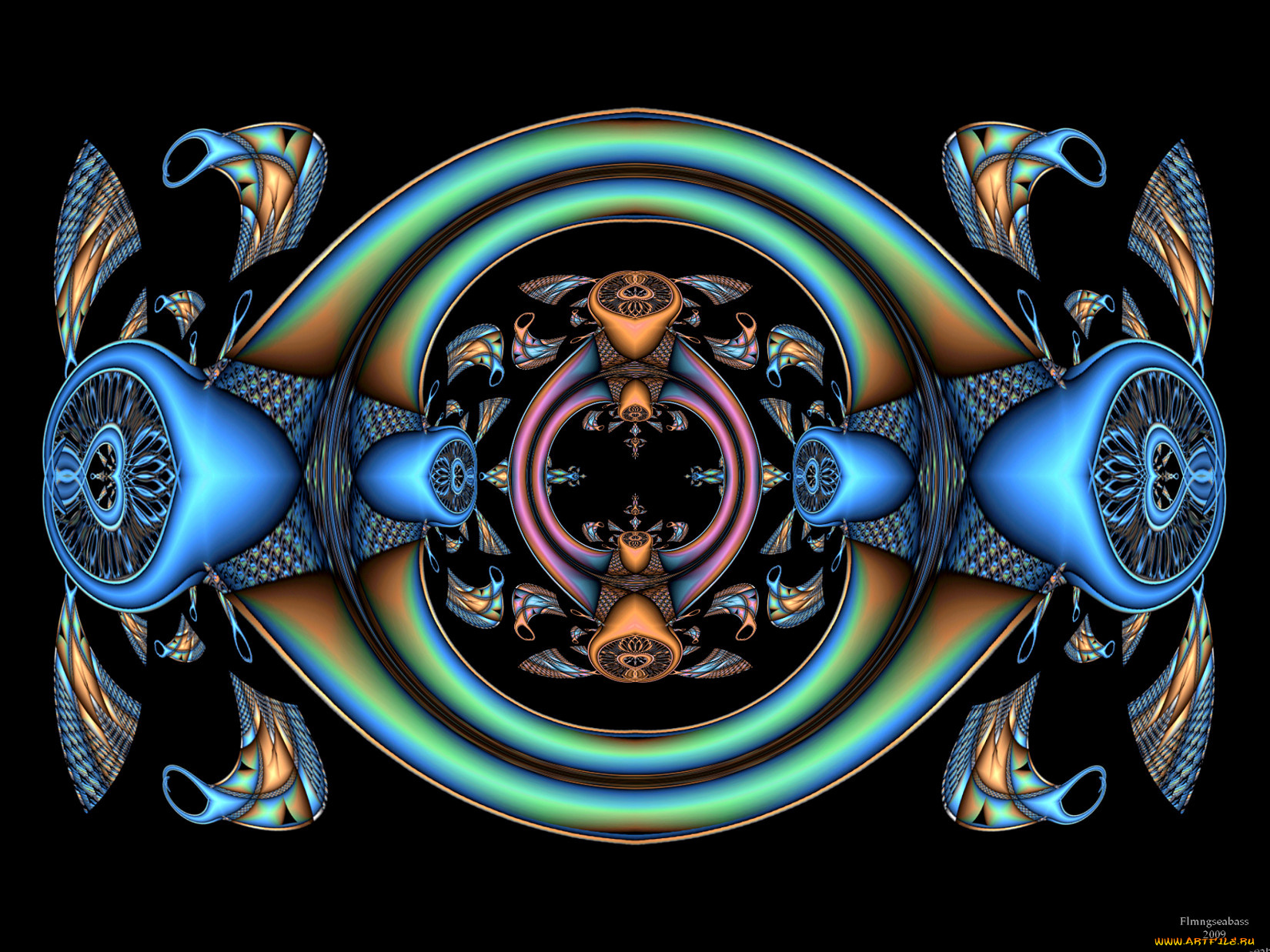 3д, графика, fractal, фракталы