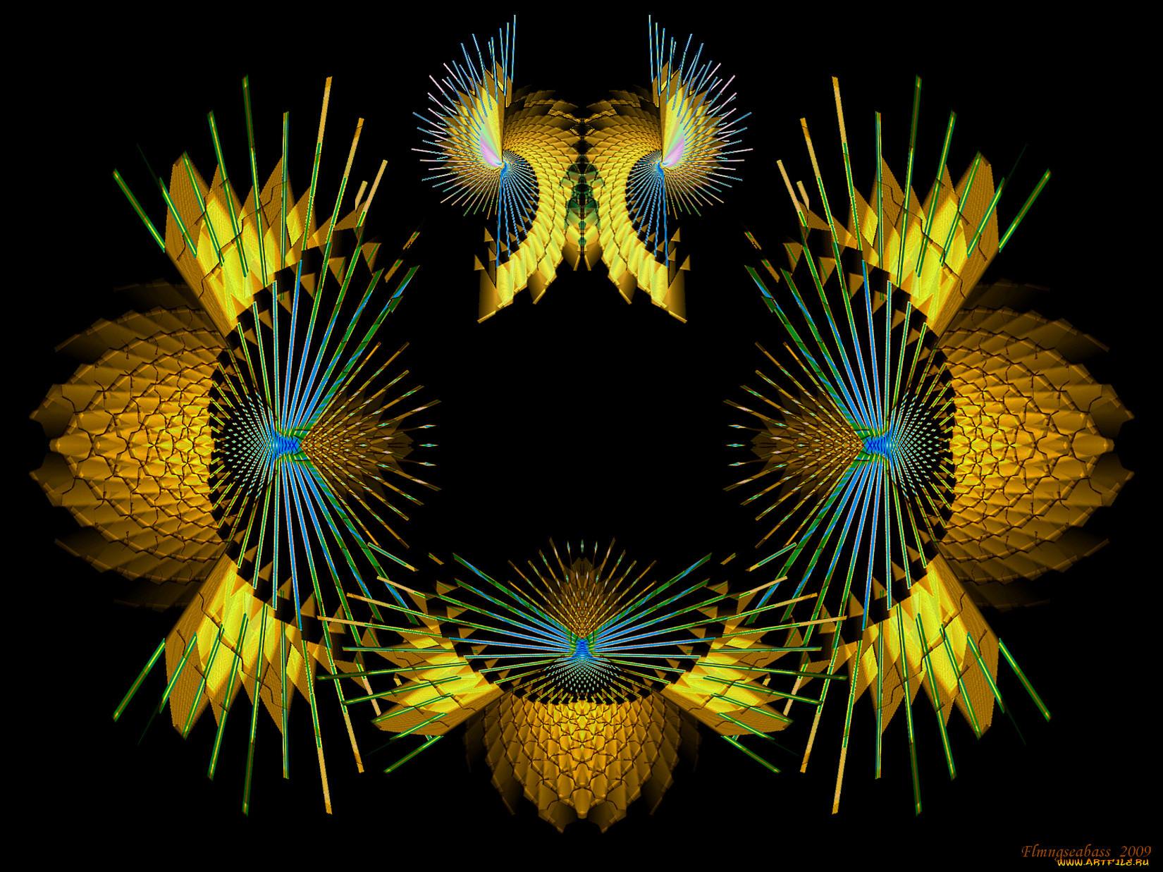 3д, графика, fractal, фракталы