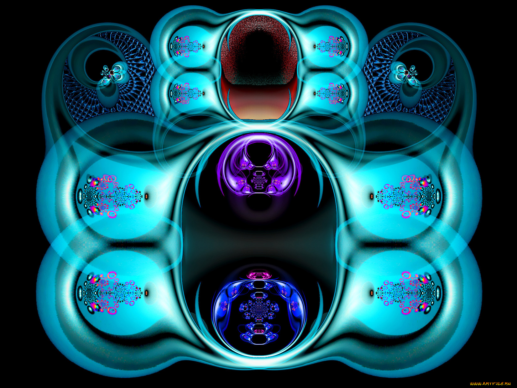 3д, графика, fractal, фракталы