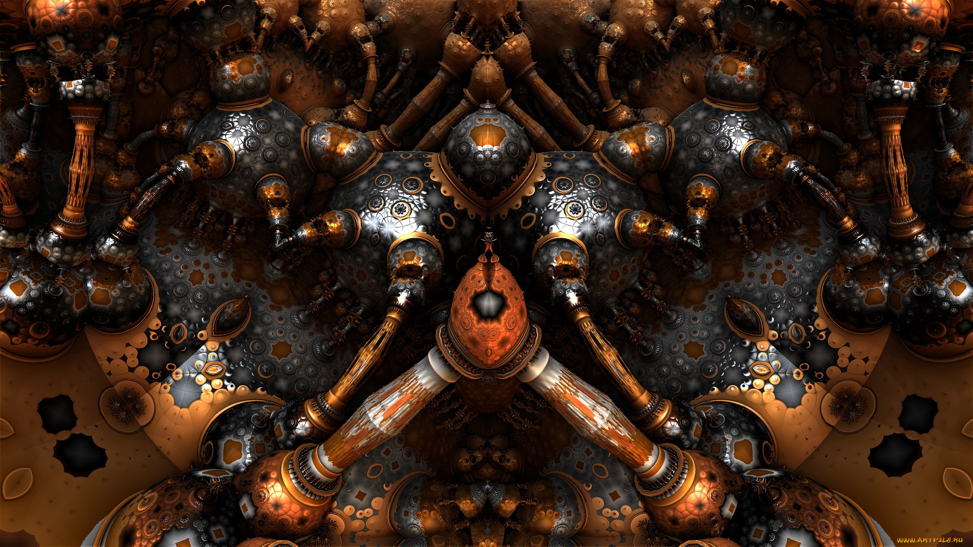 3д, графика, fractal, фракталы