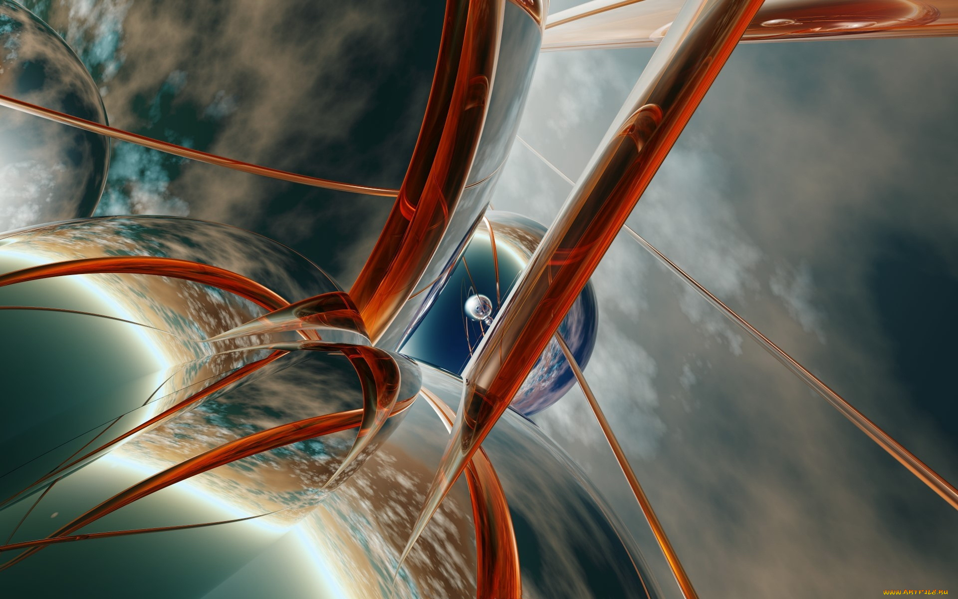 3д, графика, abstract, абстракции