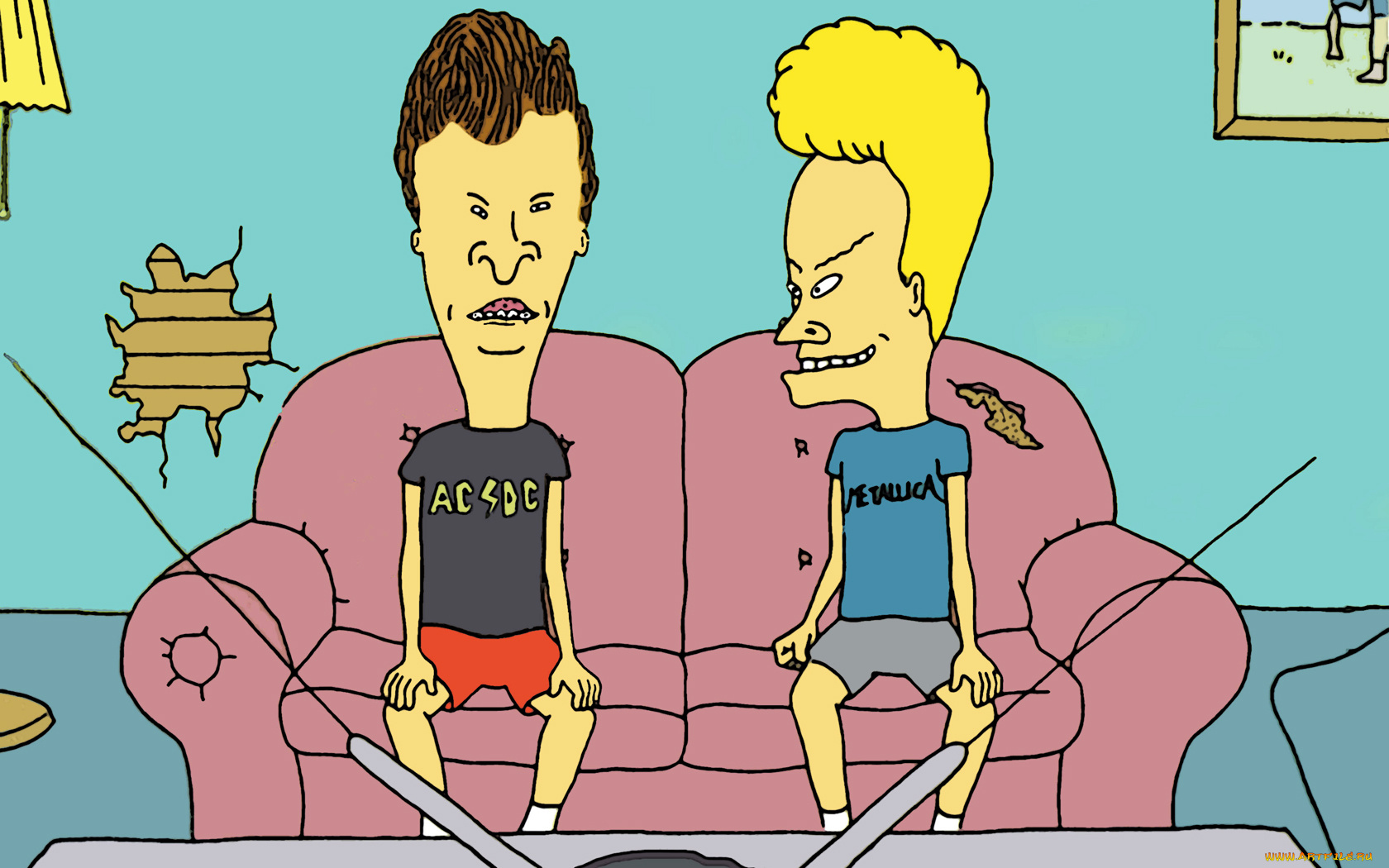 бивис, баттхед, мультфильмы, beavis, and, butt, head, чуваки, парта, и, butt-head