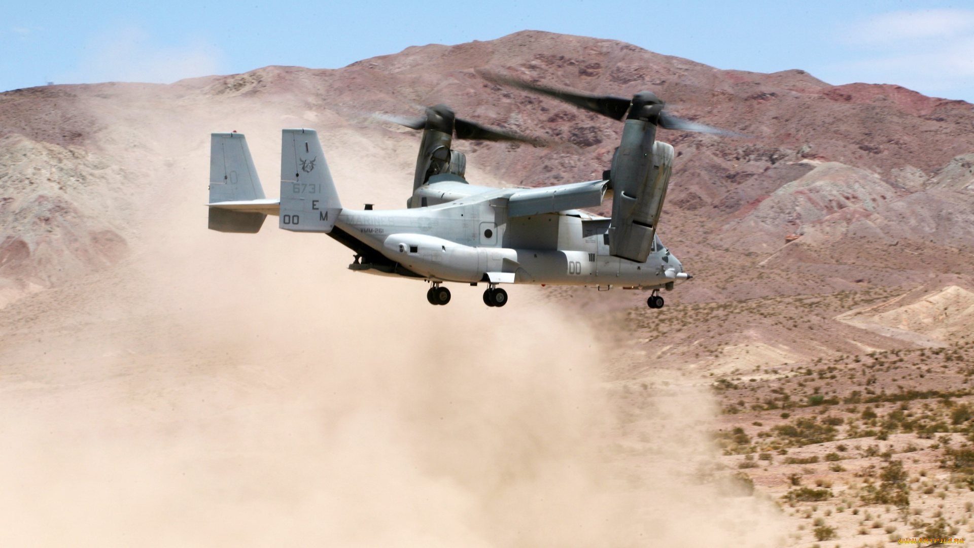 22, osprey, авиация, другое, геликоптер, горы, полет