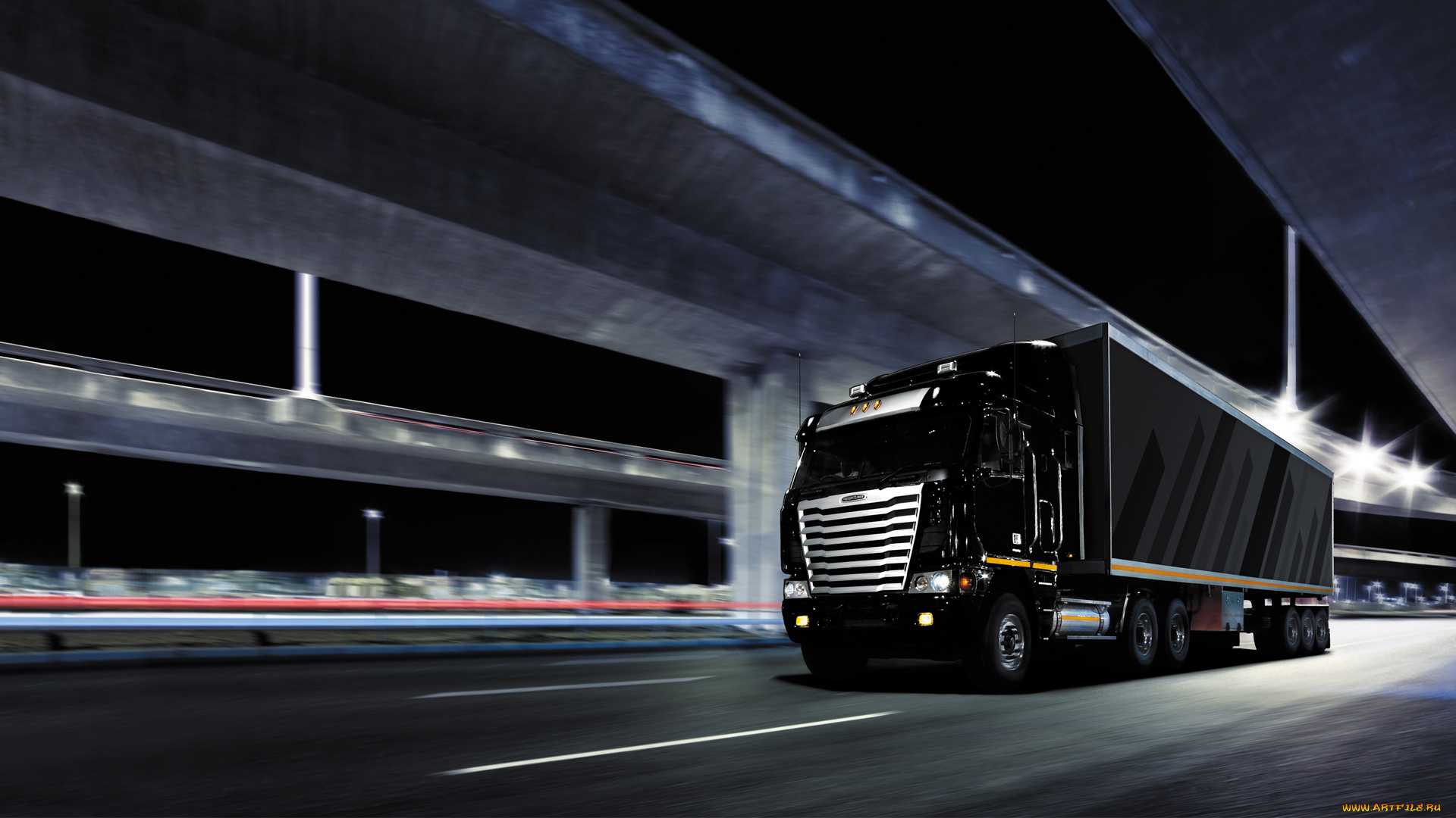 автомобили, freightliner, фура, грузовик