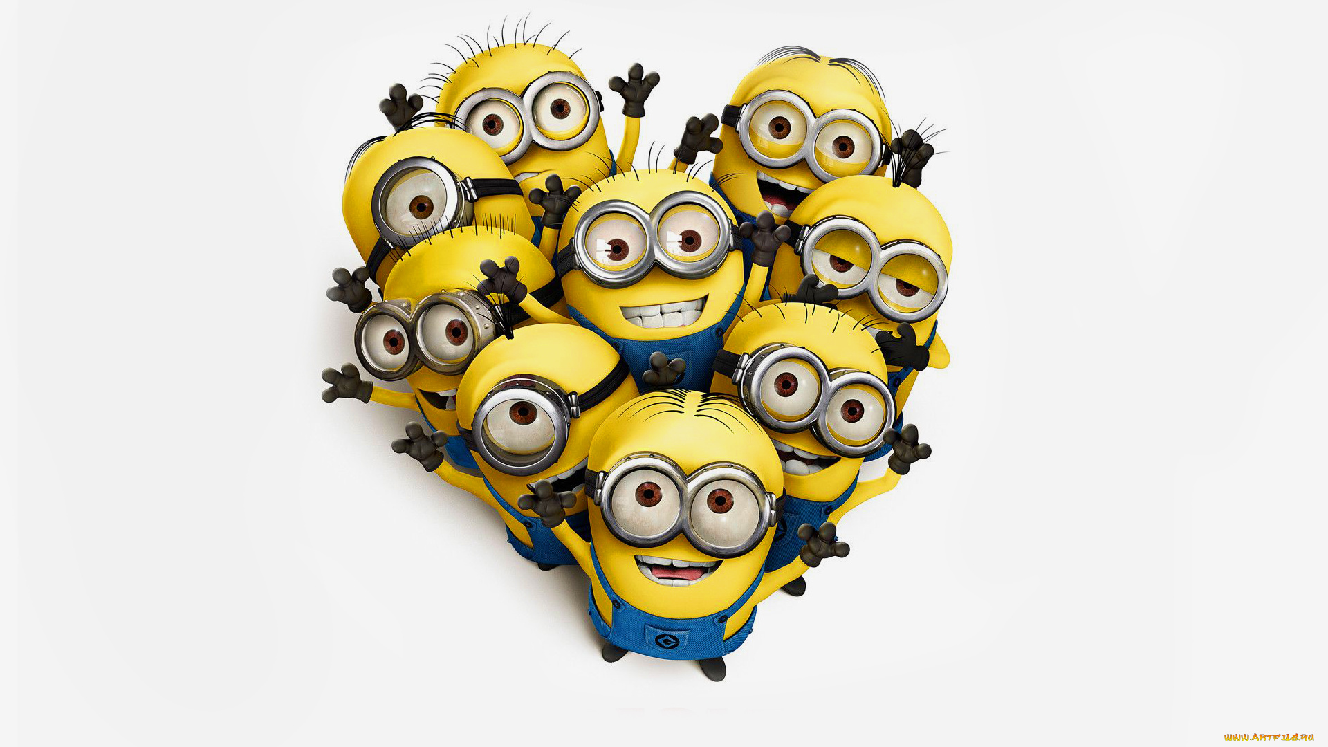 гадкий, мультфильмы, despicable, me, я, белый, фон