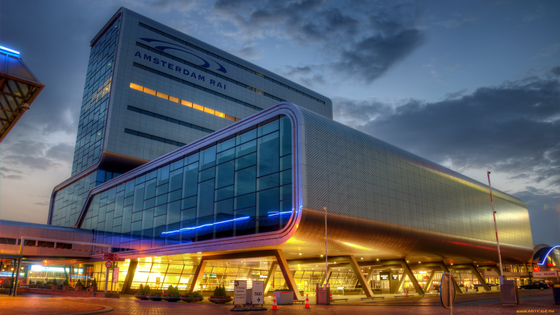 города, амстердам, нидерланды