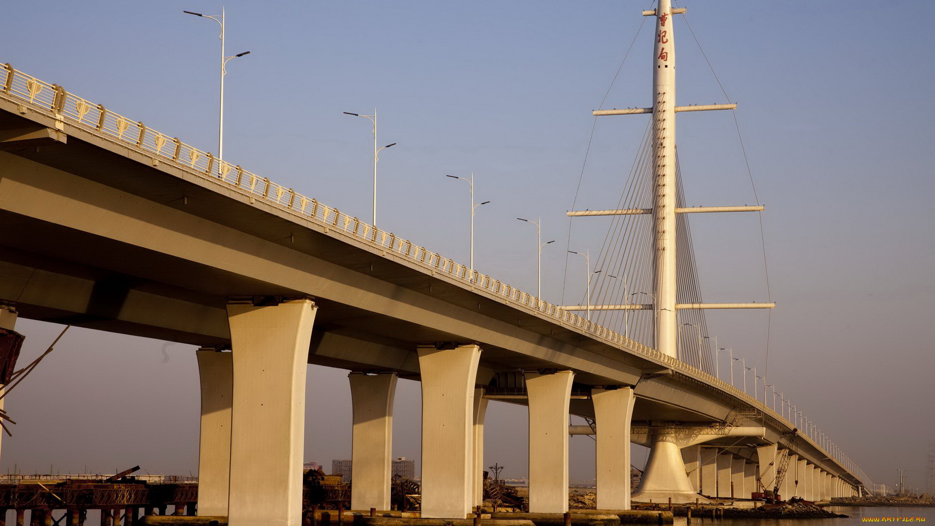 города, мосты, мост, река