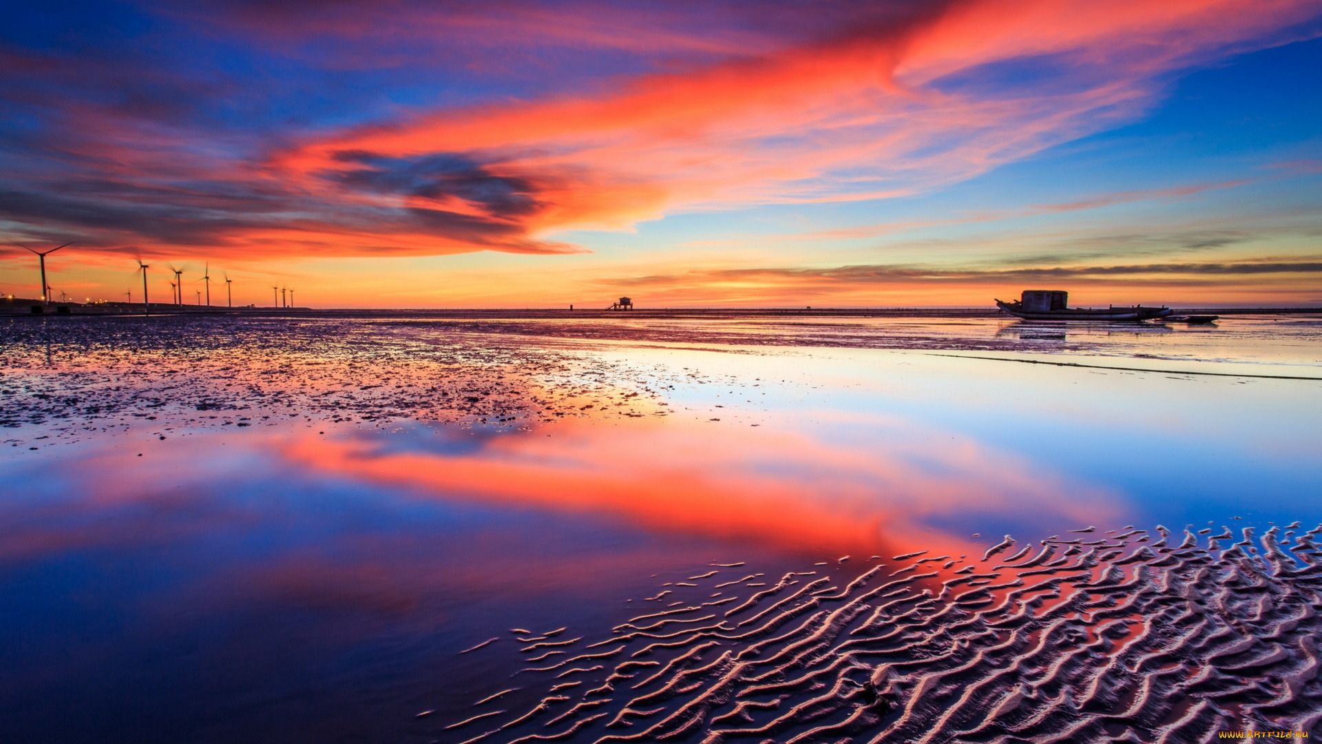 природа, восходы, закаты, закат