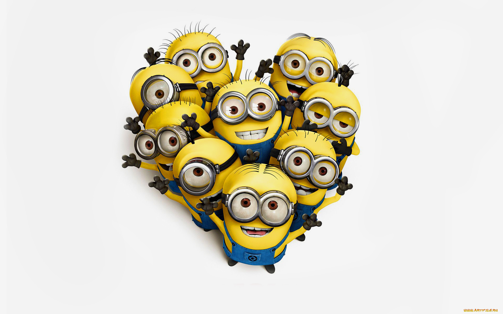 гадкий, мультфильмы, despicable, me, я, белый, фон