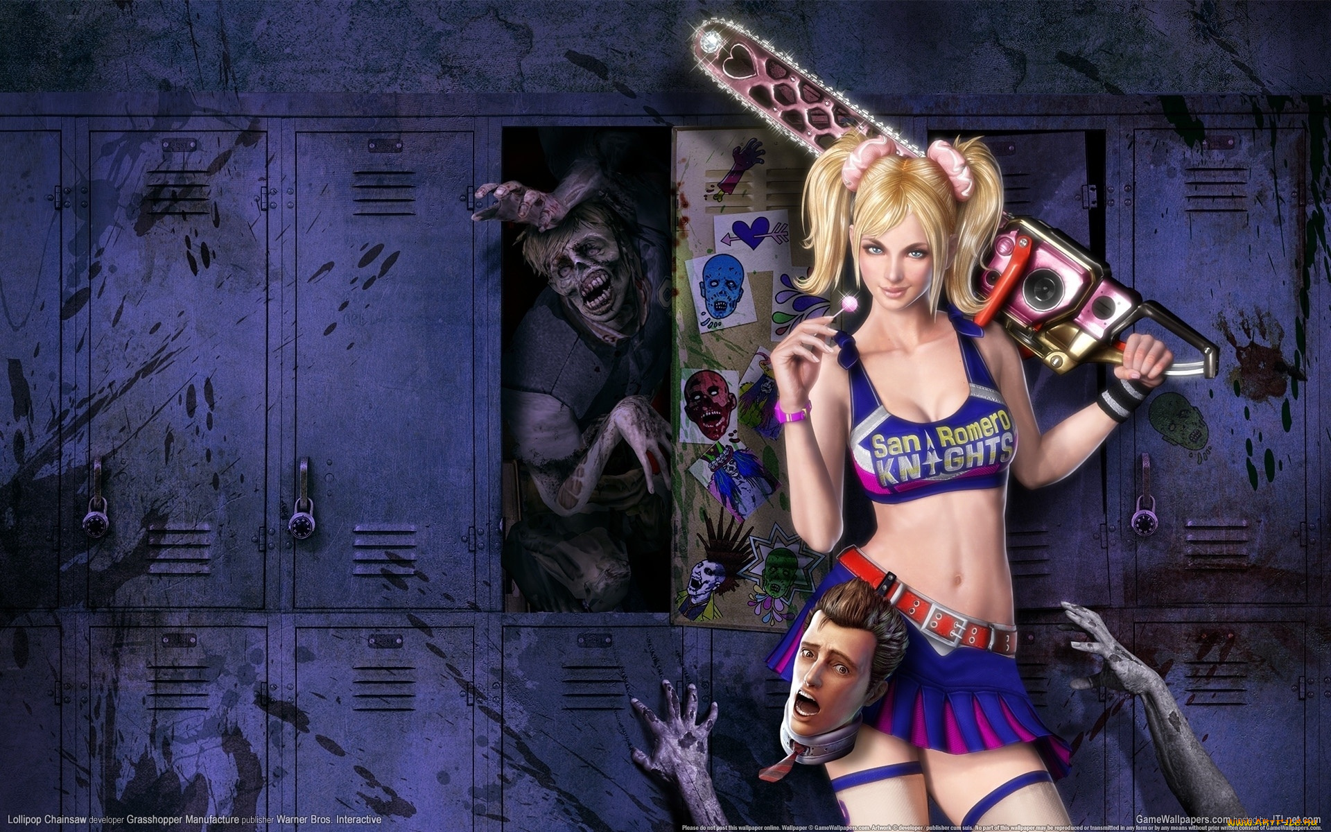 lollipop, chainsaw, видео, игры, juliet, starling, бензопила, зомби, девушка