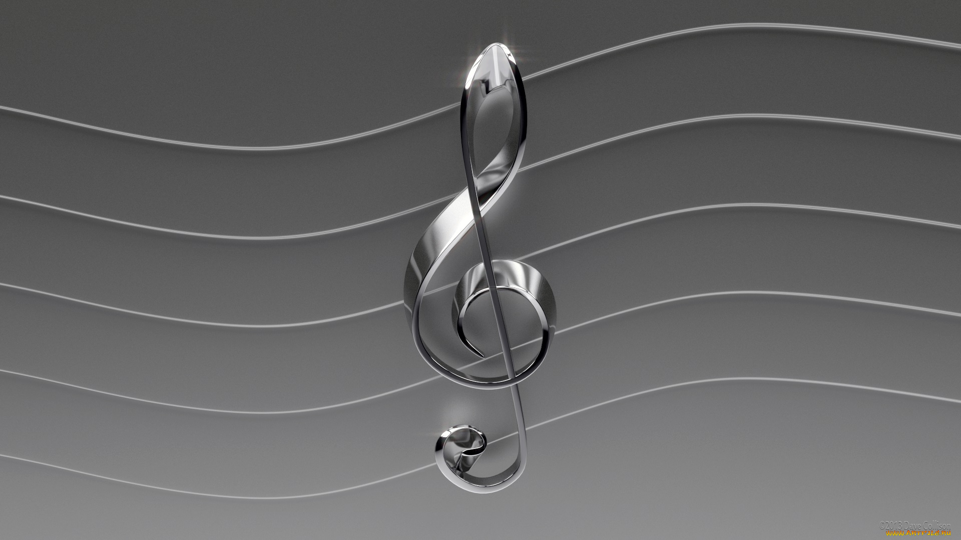 3д, графика, другое, ноты