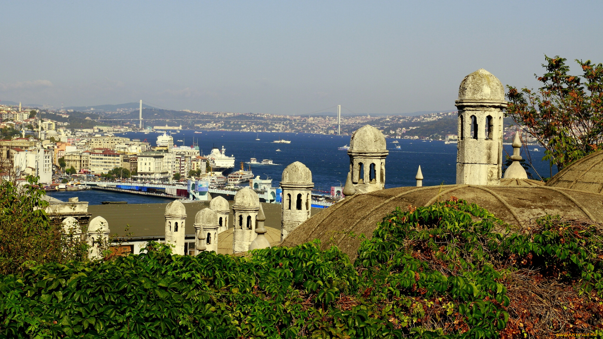 istanbul, turkey, города, стамбул, турция, панорама