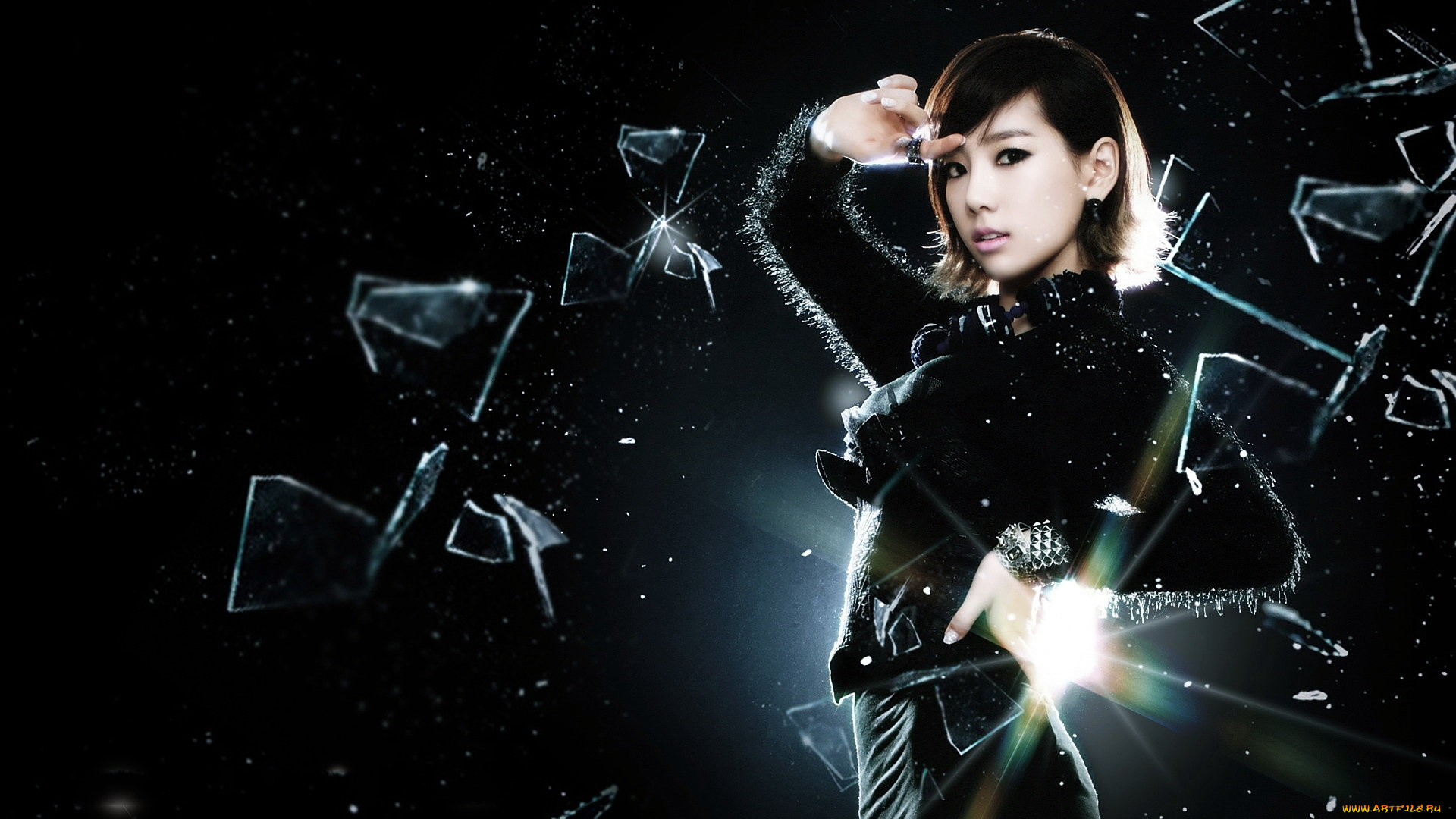 музыка, girls, generation, snsd, девушка, стекло, осколки, лучи