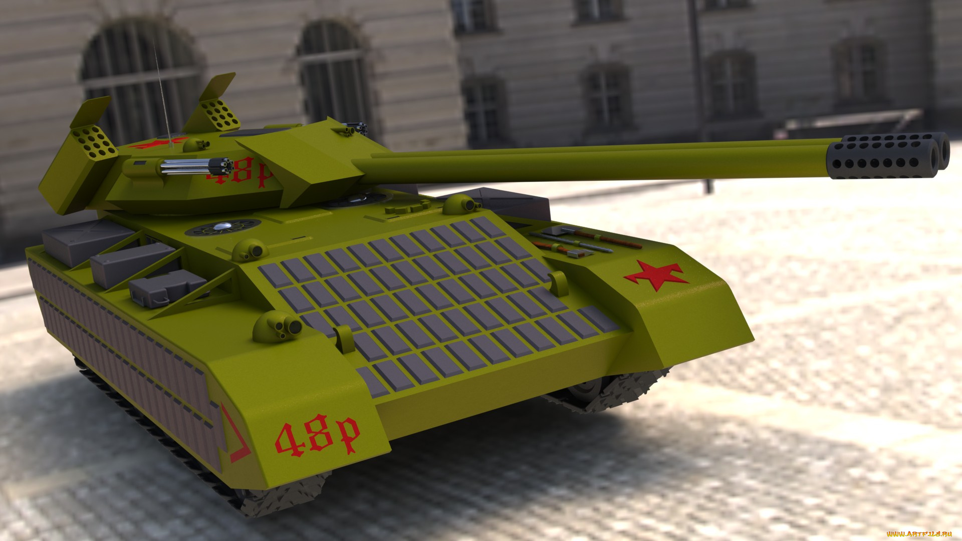 техника, 3d, танк