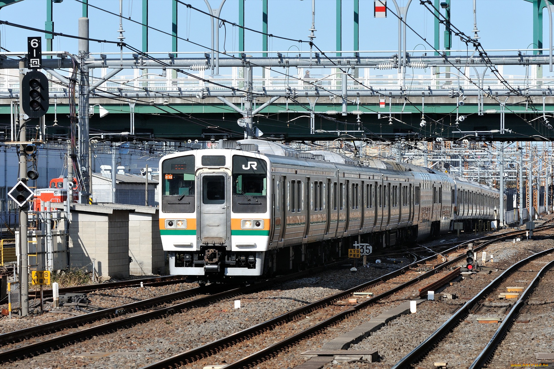 техника, электрички, рельсы