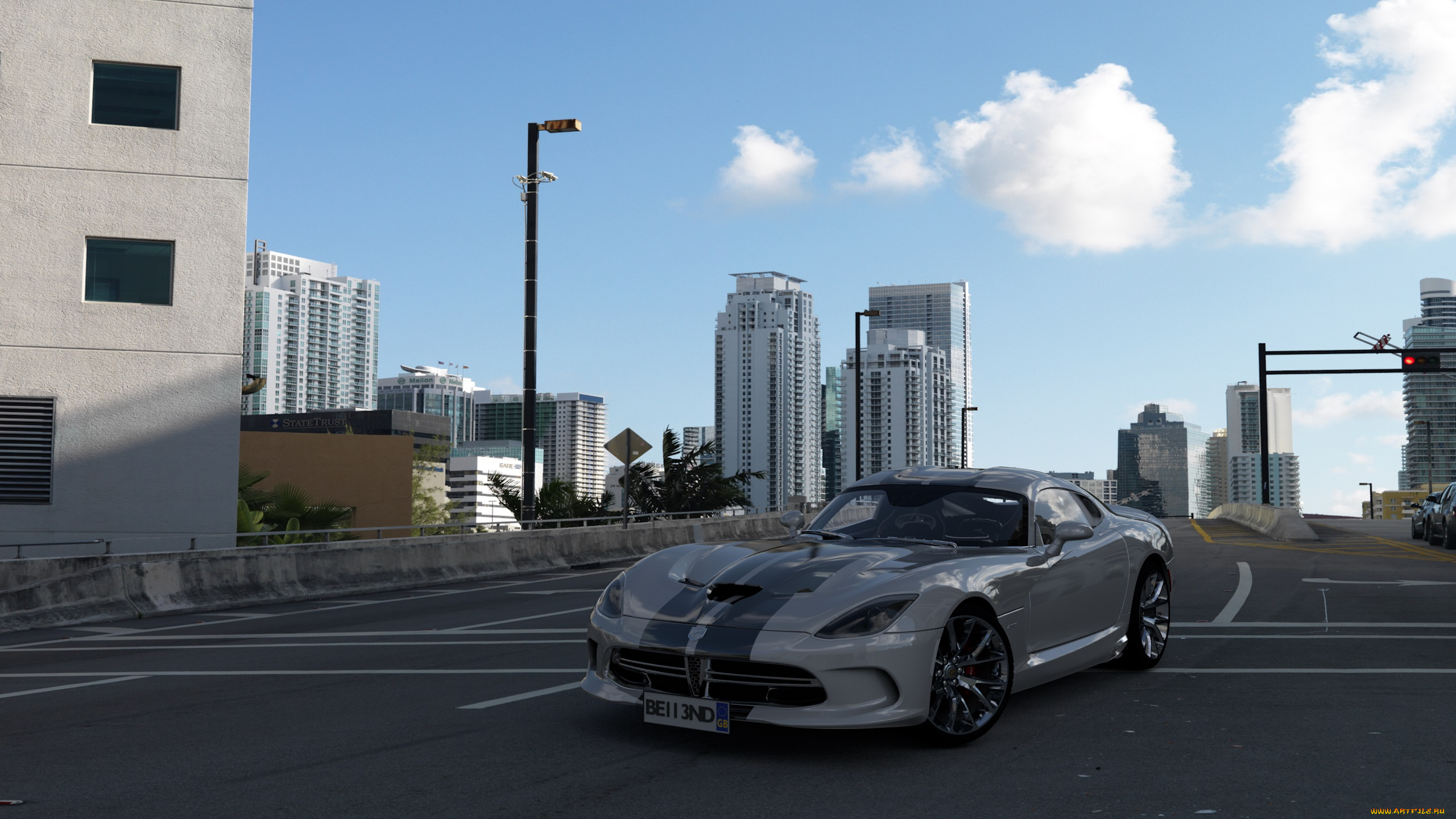 автомобили, 3д, дома, дорога