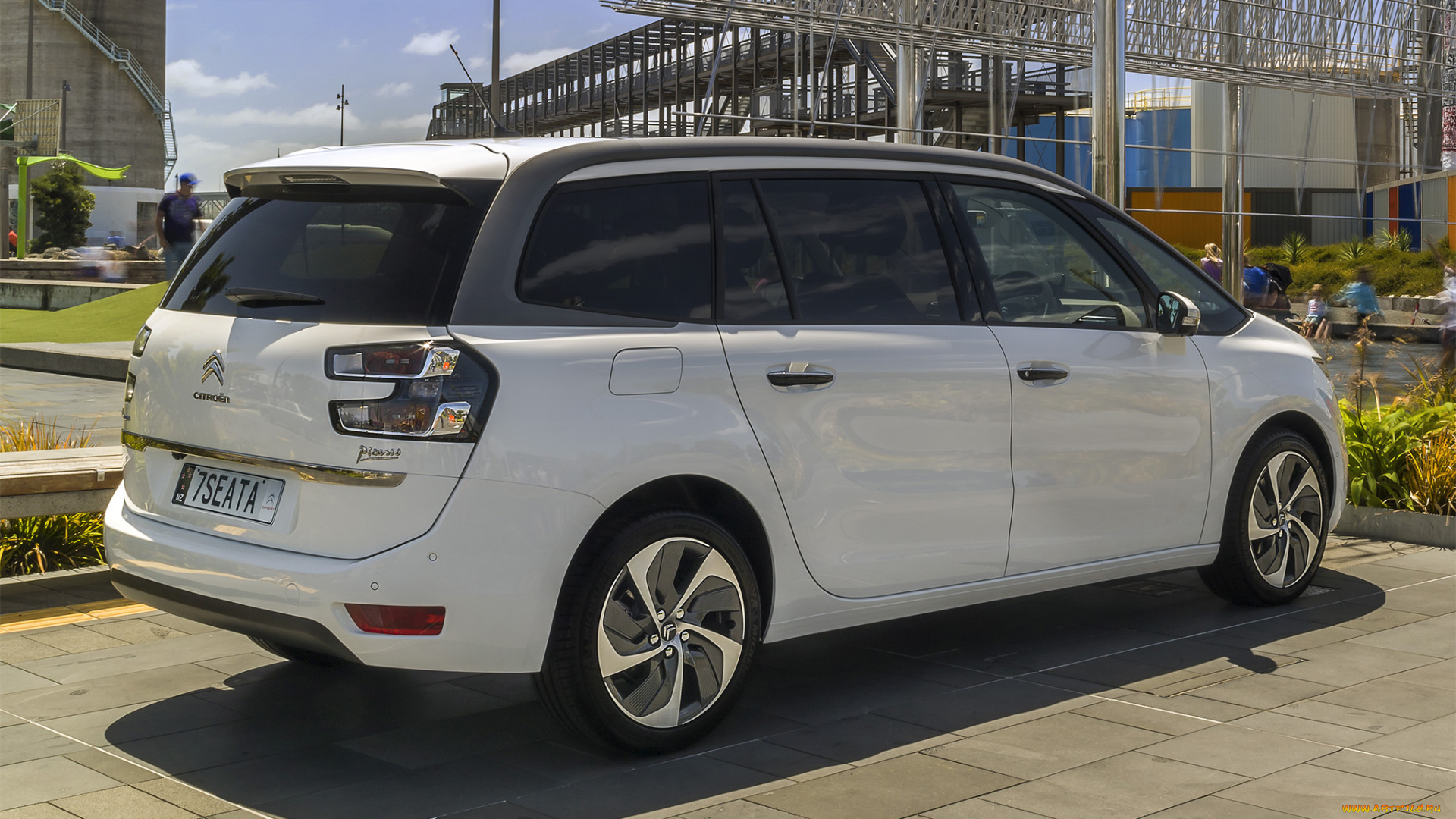 автомобили, citroen, picasso, c4, grand, светлый, 2014г, au-spec, citroеn