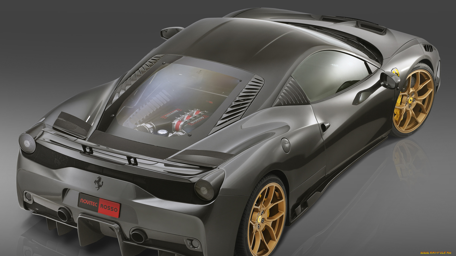 автомобили, ferrari, 2014г, speciale, 458, novitec, rosso