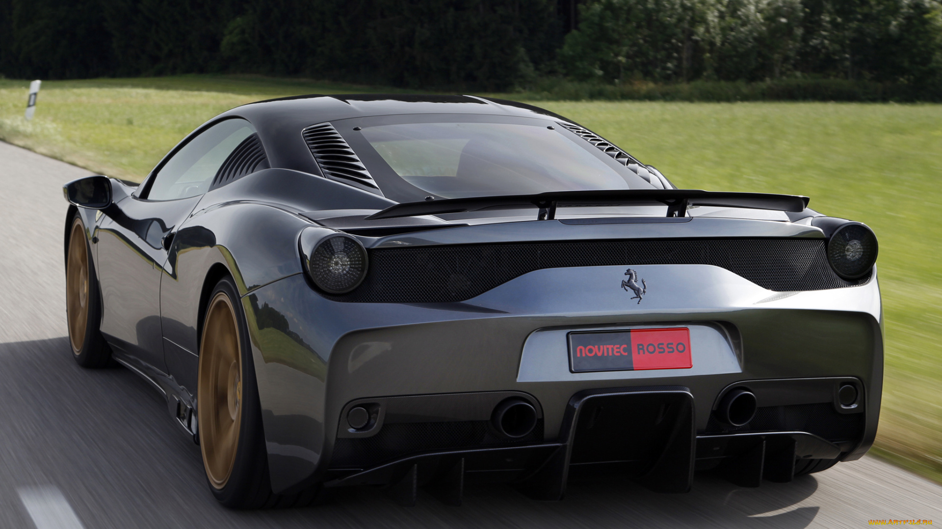 автомобили, ferrari, speciale, 458, rosso, novitec, темный, 2014г