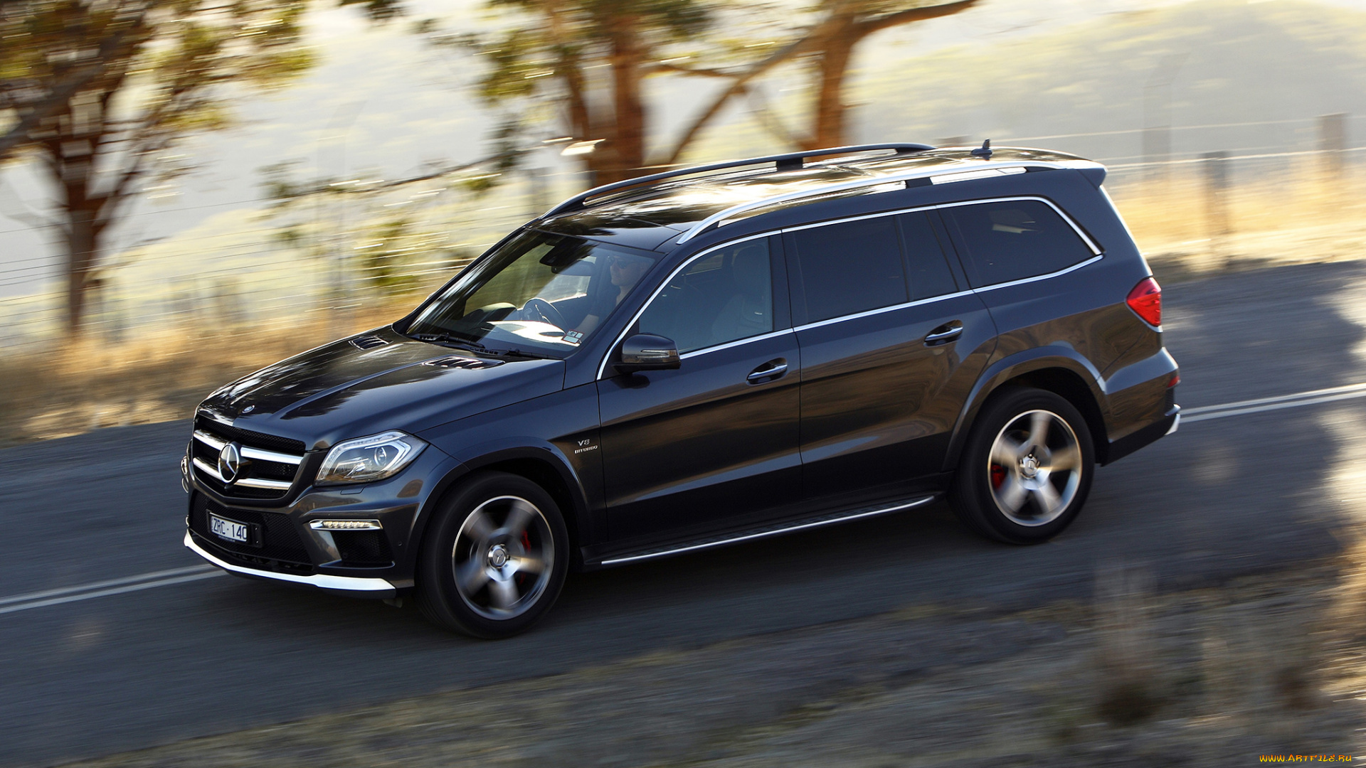 автомобили, mercedes-benz, gl, 63, темный, 2013г, amg, au-spec, x166