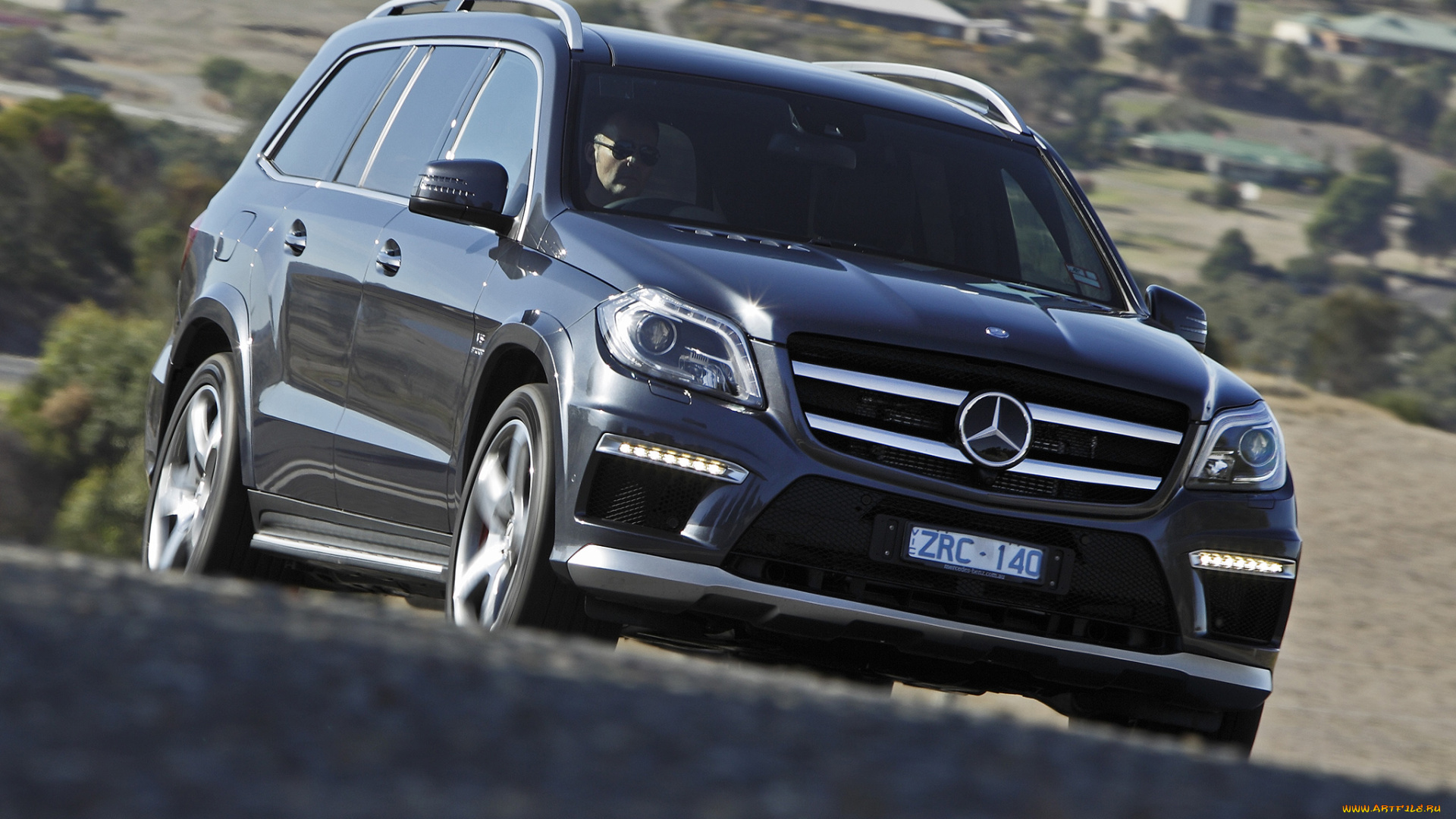 автомобили, mercedes-benz, темный, 2013г, gl, 63, x166, au-spec, amg