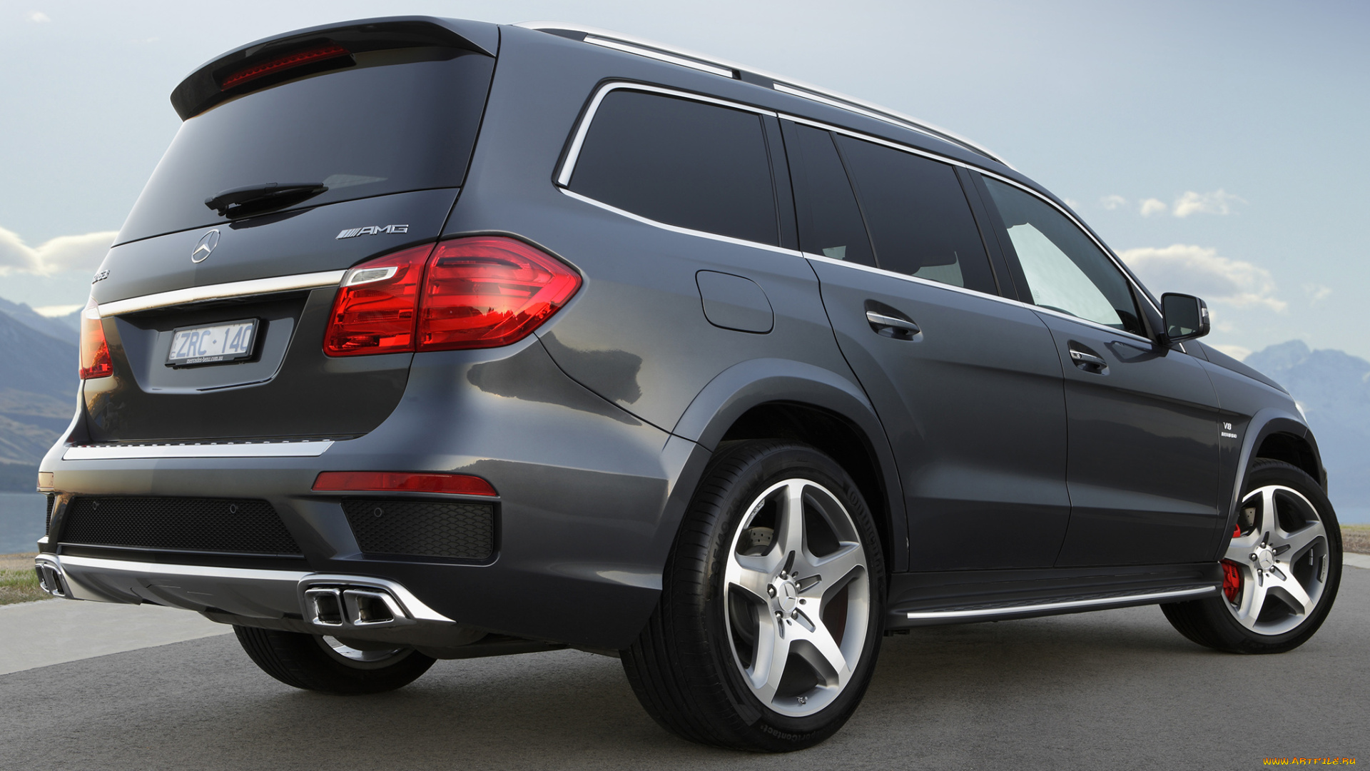 автомобили, mercedes-benz, x166, 2013г, au-spec, темный, amg, gl, 63