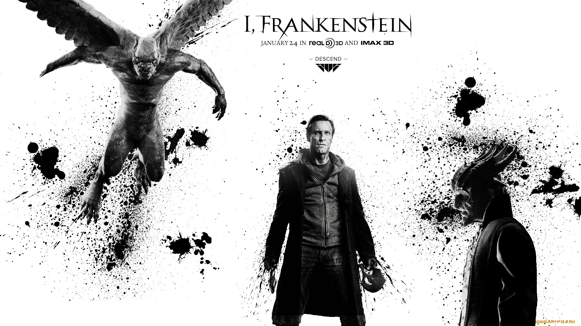 кино, фильмы, , frankenstein, мистика, ужасы, хоррор, франкенштейн, Я, frankenstein, i