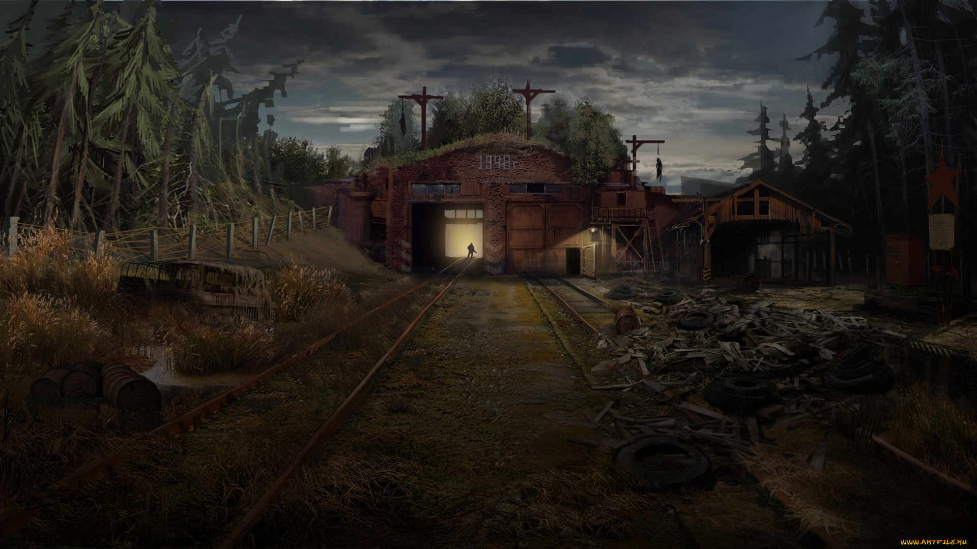 новый, союз, фэнтези, иные, миры, , иные, времена, разрушения, депо, сталкер, постапокалипсис, запустение