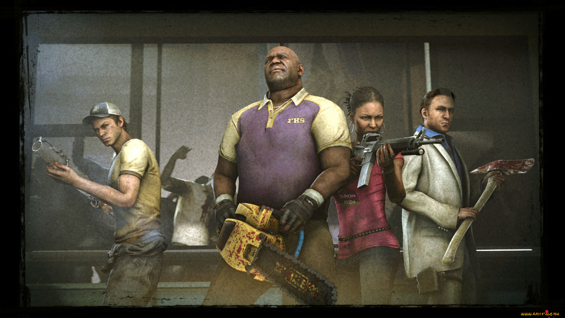 видео, игры, left, 4, dead, 2, , the, sacrifice, 2, dead, хоррор, 4, left, экшен, шутер, зомби