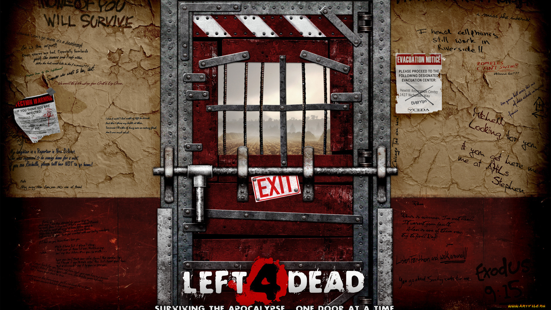 видео, игры, left, 4, dead, хоррор, 4, left, зомби, шутер, экшен, dead