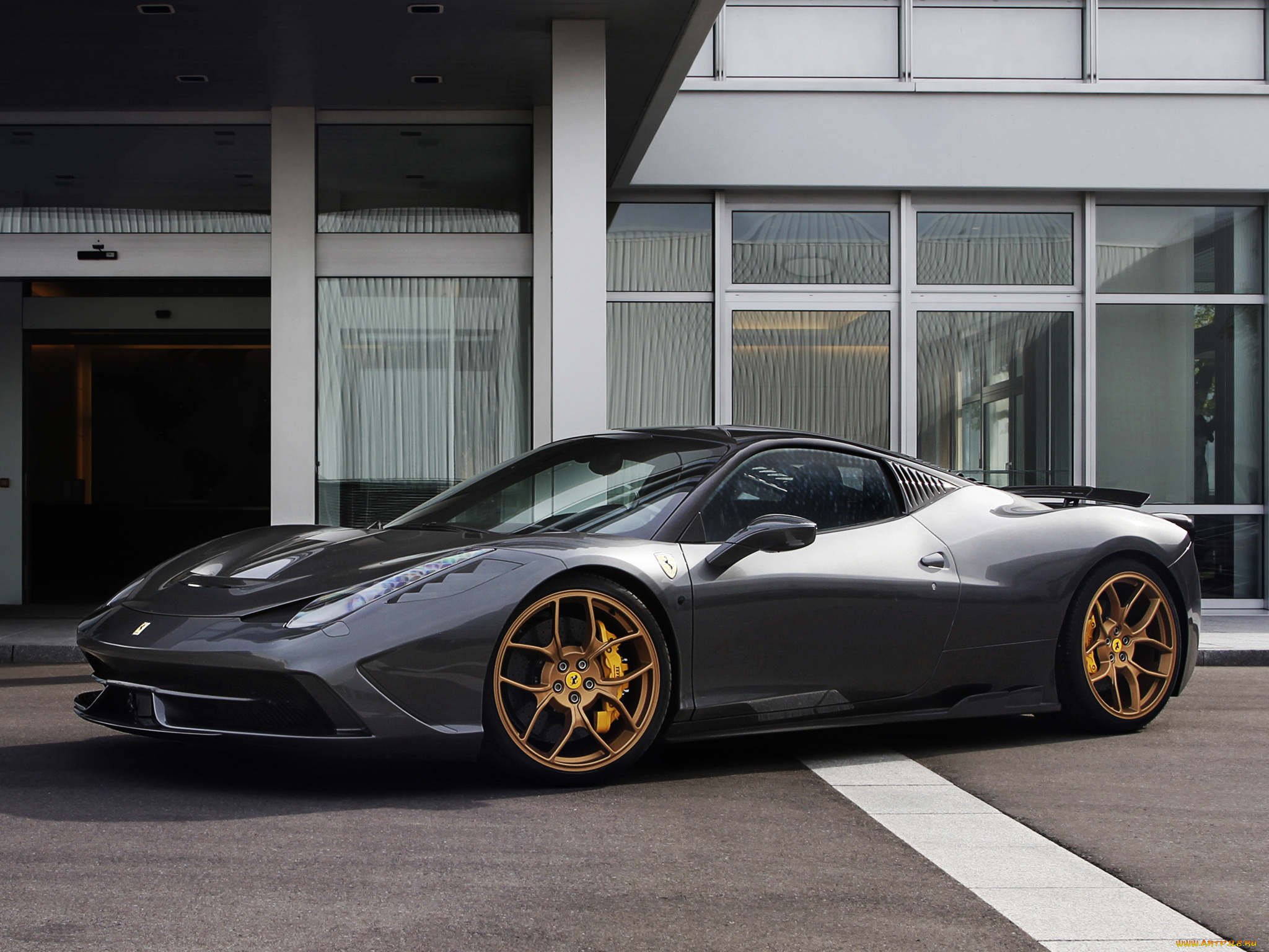 автомобили, ferrari, темный, novitec, rosso, speciale, 2014г, 458