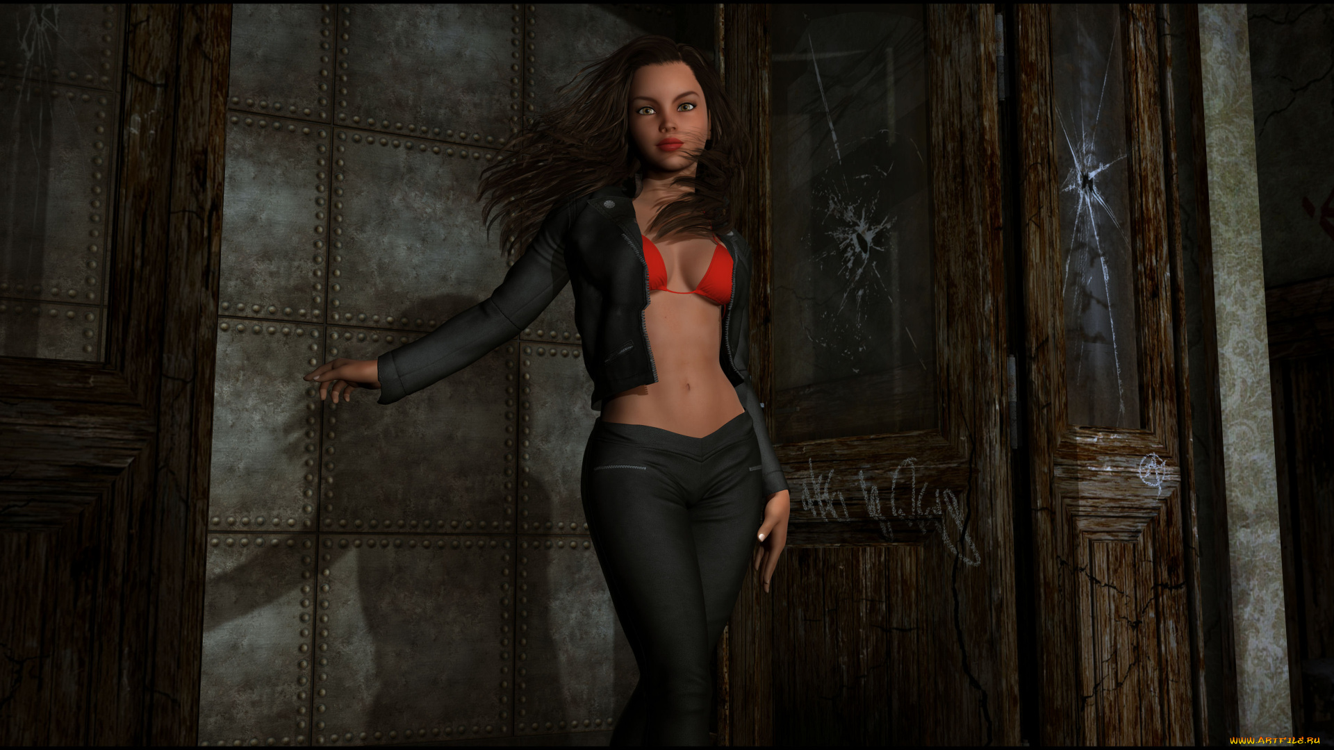 3д, графика, люди, , people, фон, девушка, взгляд